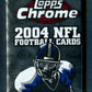 2004 Topps Chrome Football Unopened Pack (Hobby) (4)