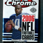 2006 Topps Chrome Football Unopened Pack (Hobby) (4)