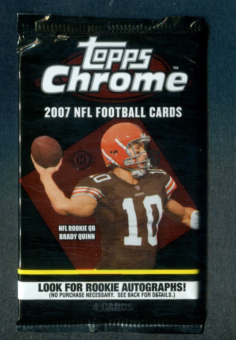 2007 Topps Chrome Football Unopened Pack (Hobby) (4)