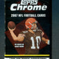 2007 Topps Chrome Football Unopened Pack (Hobby) (4)