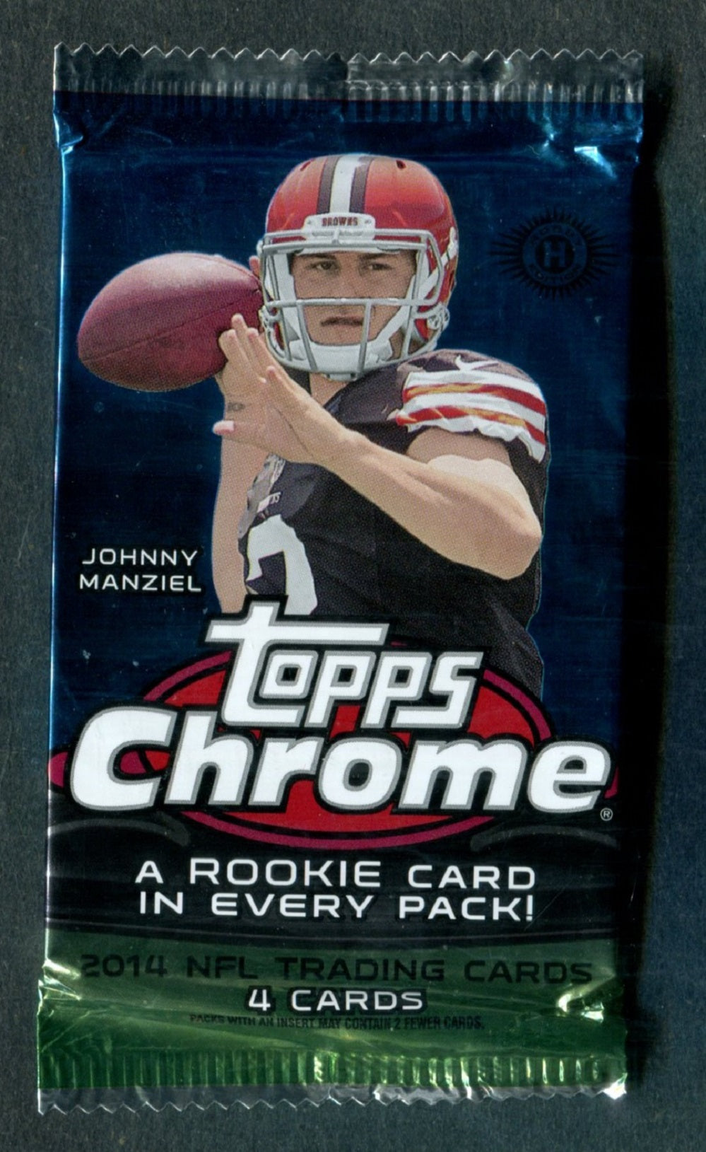 2014 Topps Chrome Football Unopened Pack (Hobby) (4)