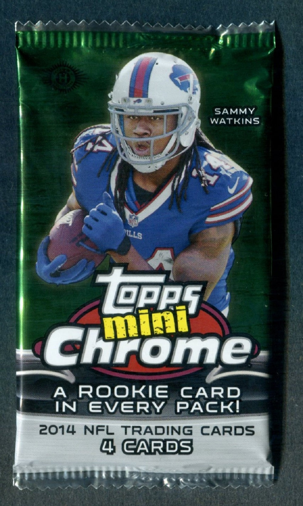 2014 Topps Chrome Mini Football Unopened Pack (Hobby) (4)