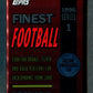 1996 Topps Finest Football Unopened Series 1 Pack (6)