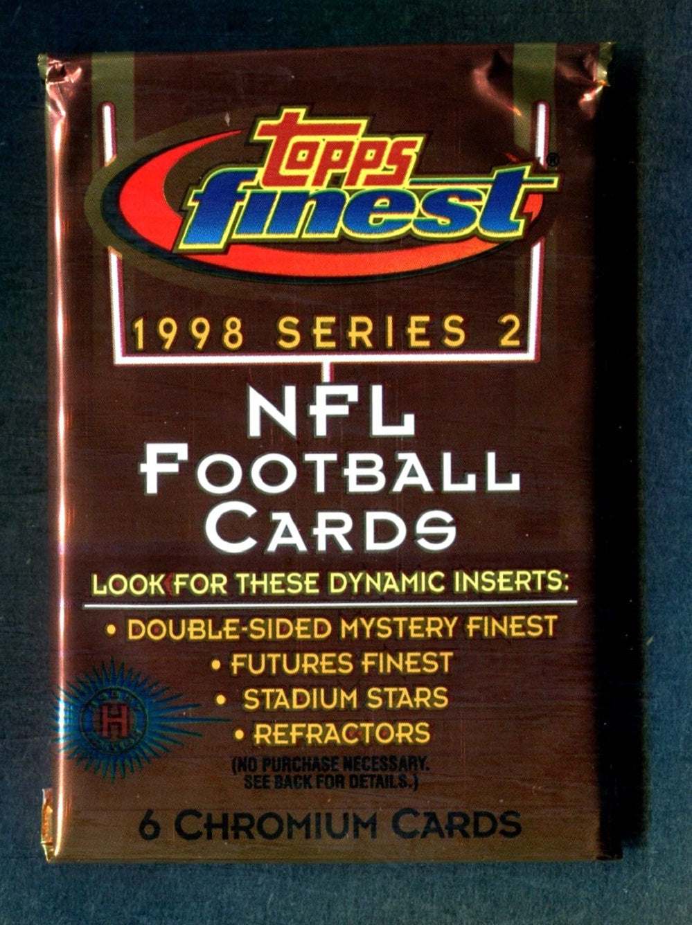 1998 Topps Finest Football Unopened Series 2 Pack (Hobby) (6)