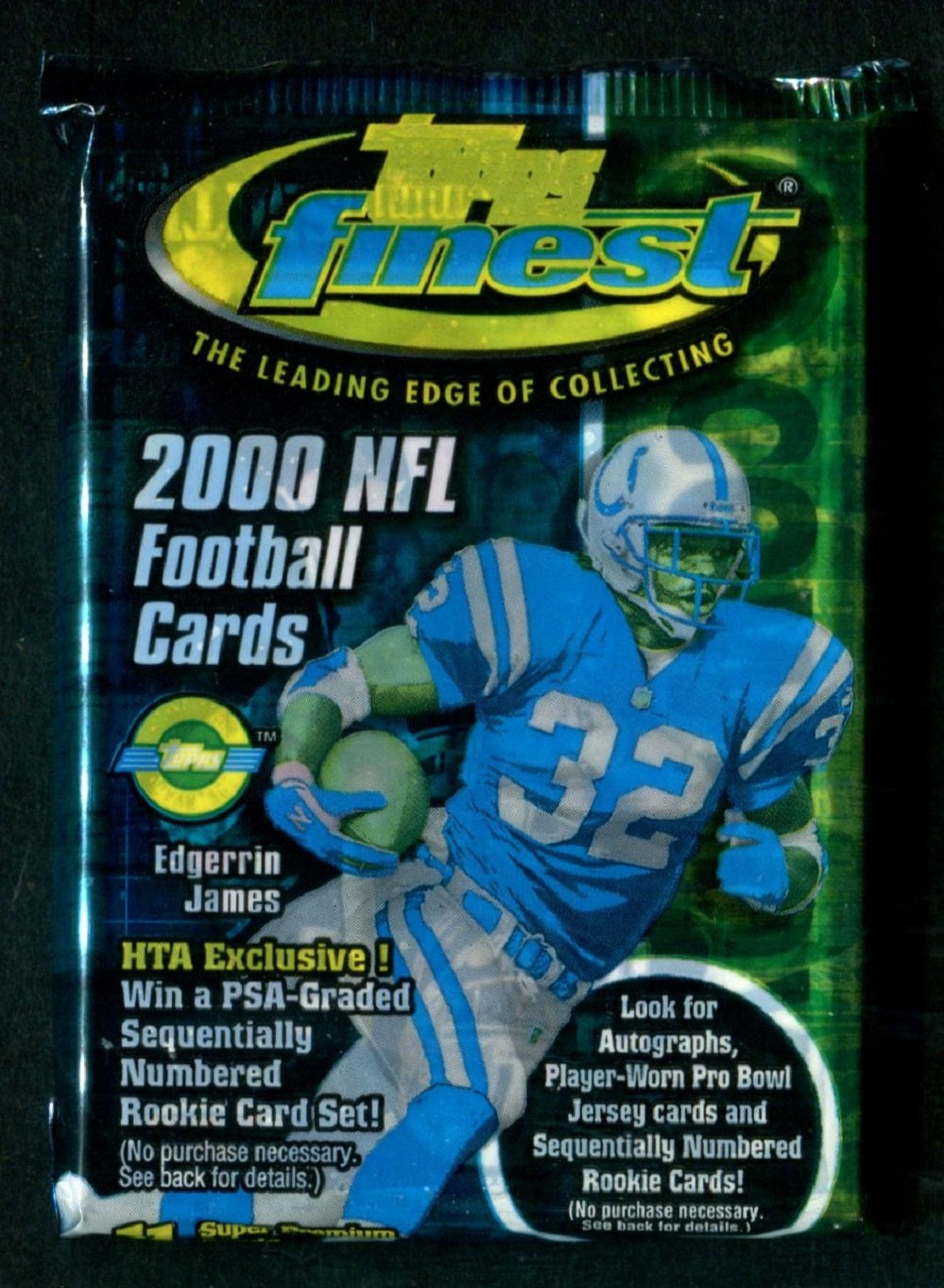 2000 Topps Finest Football Unopened Jumbo Pack (HTA) (11)