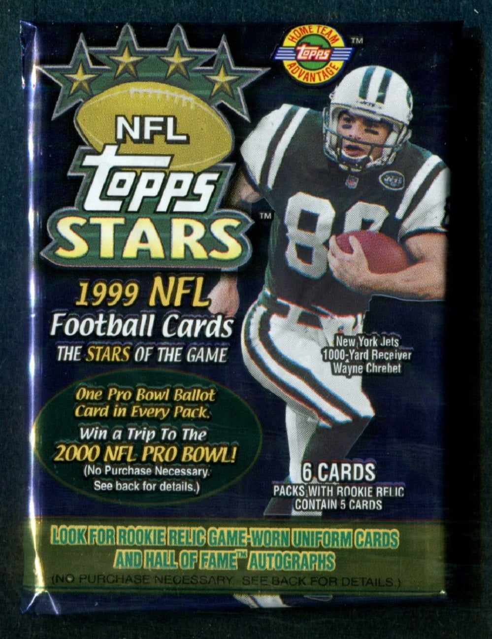 1999 Topps Stars Football Unopened Pack (HTA) (6)