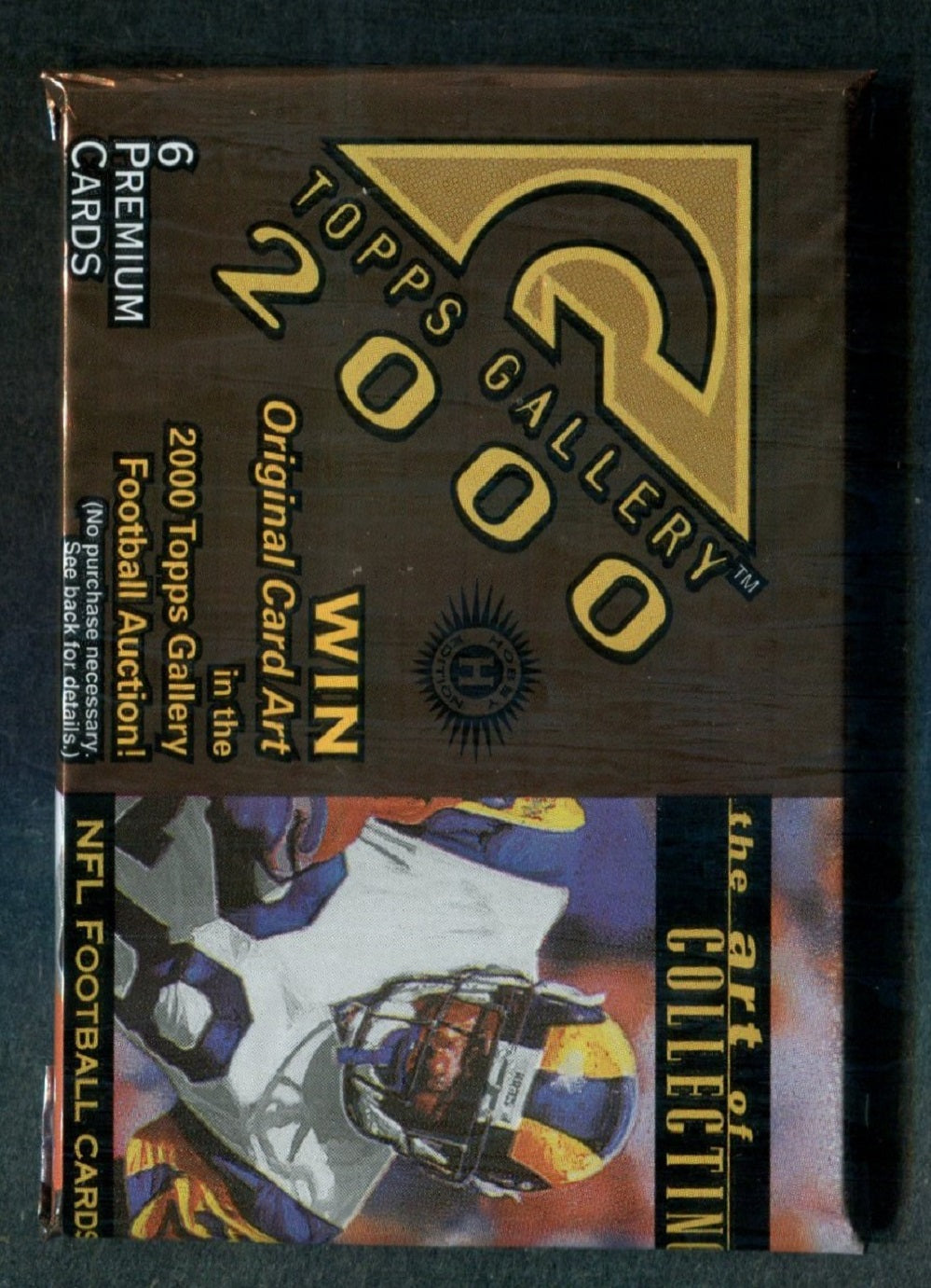 2000 Topps Gallery Football Unopened Pack (Hobby) (6)