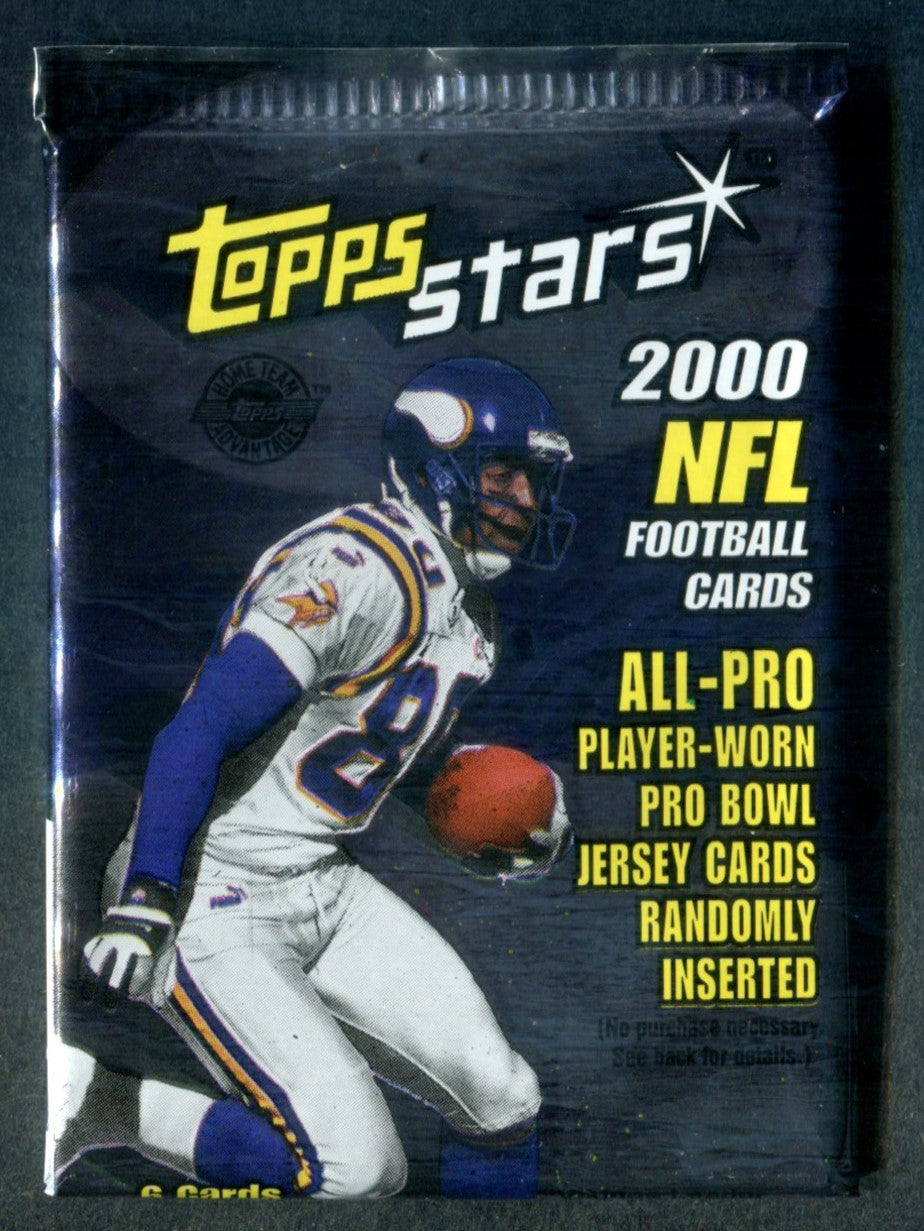 2000 Topps Stars Football Unopened Pack (HTA) (6)