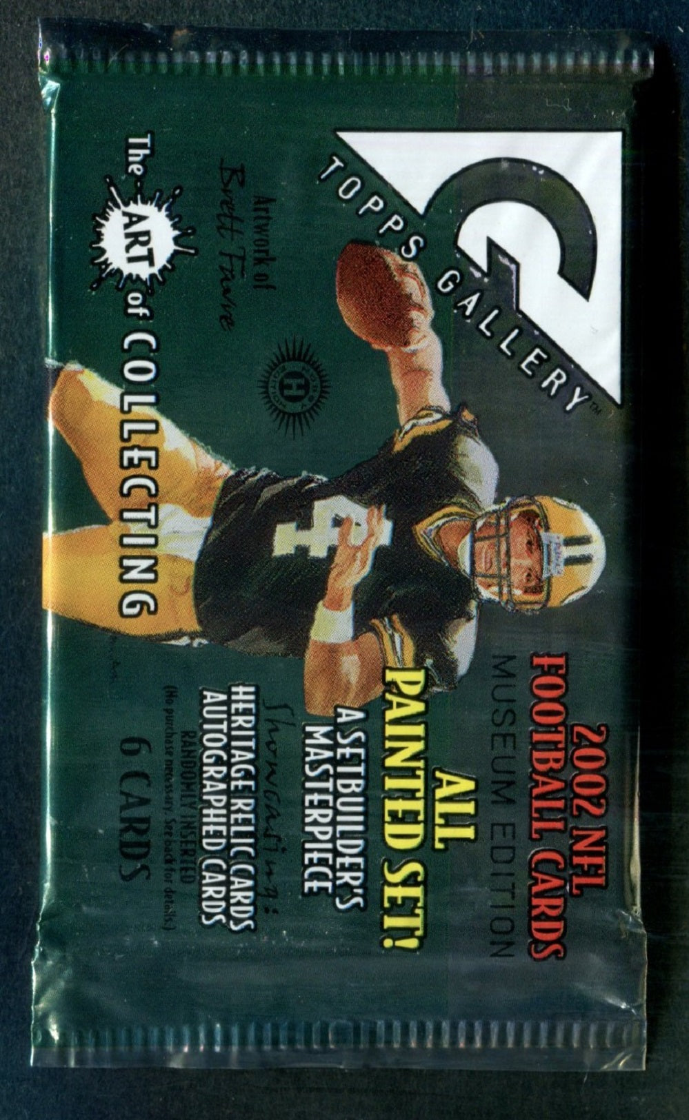 2002 Topps Gallery Football Unopened Pack (Hobby) (6)