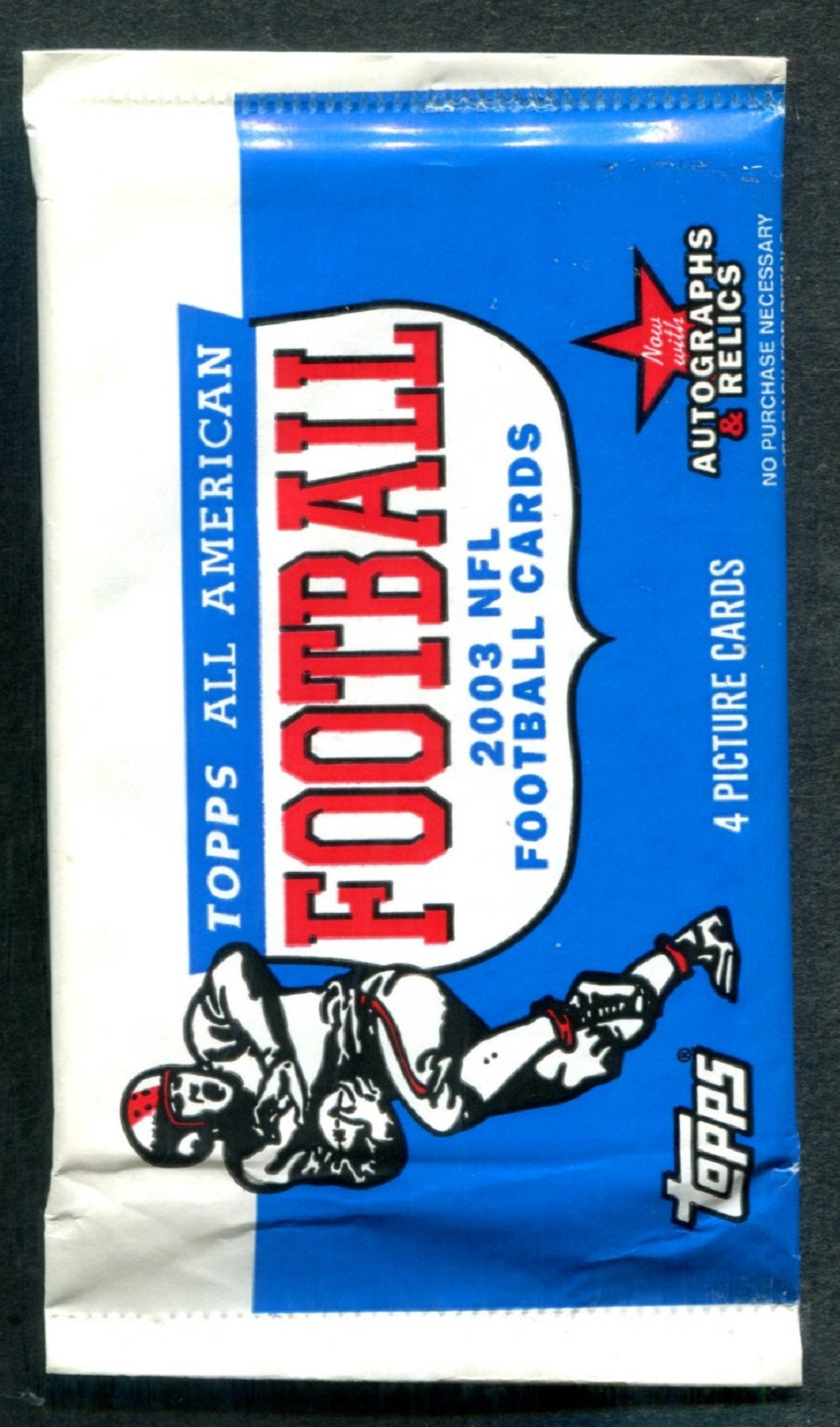 2003 Topps All American Football Unopened Pack (Retail) (4)