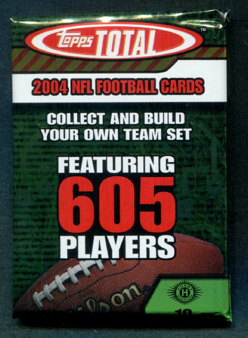 2004 Topps Total Football Unopened Pack (Hobby)(10)