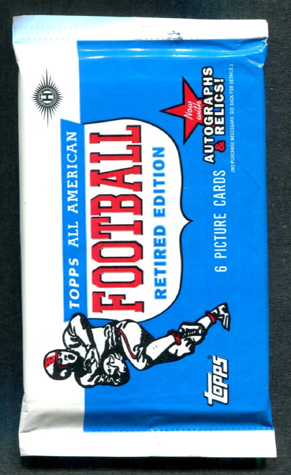 2005 Topps All American Football Retired Edition Unopened Pack (Hobby) (6)