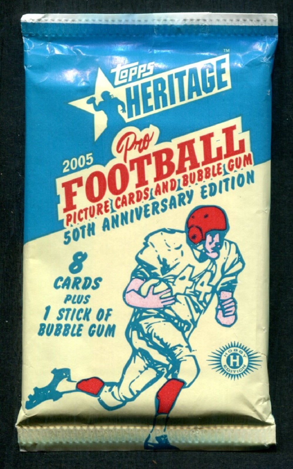 2005 Topps Heritage Football Unopened Pack (Hobby) (8)