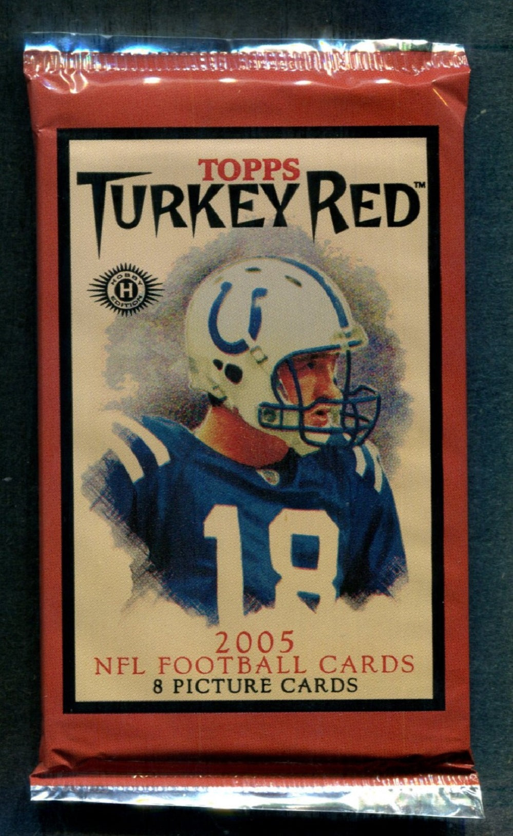 2005 Topps Turkey Red Football Unopened Pack (Hobby) (8)