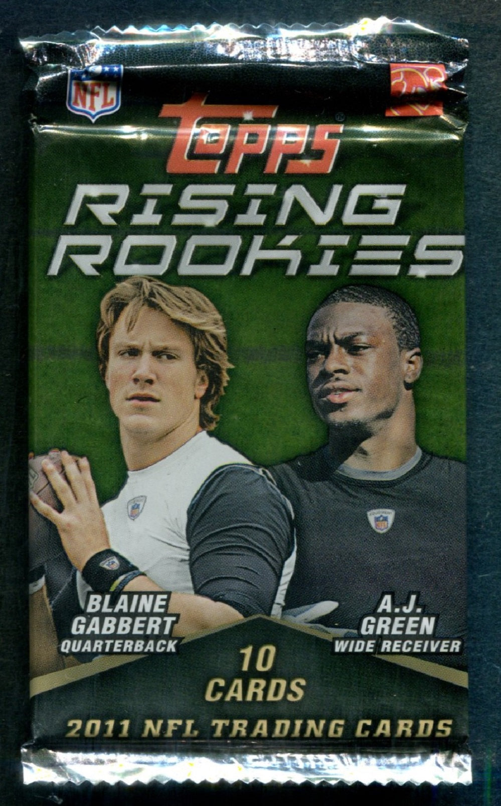 2011 Topps Rising Rookies Football Unopened Pack (Retail) (10)