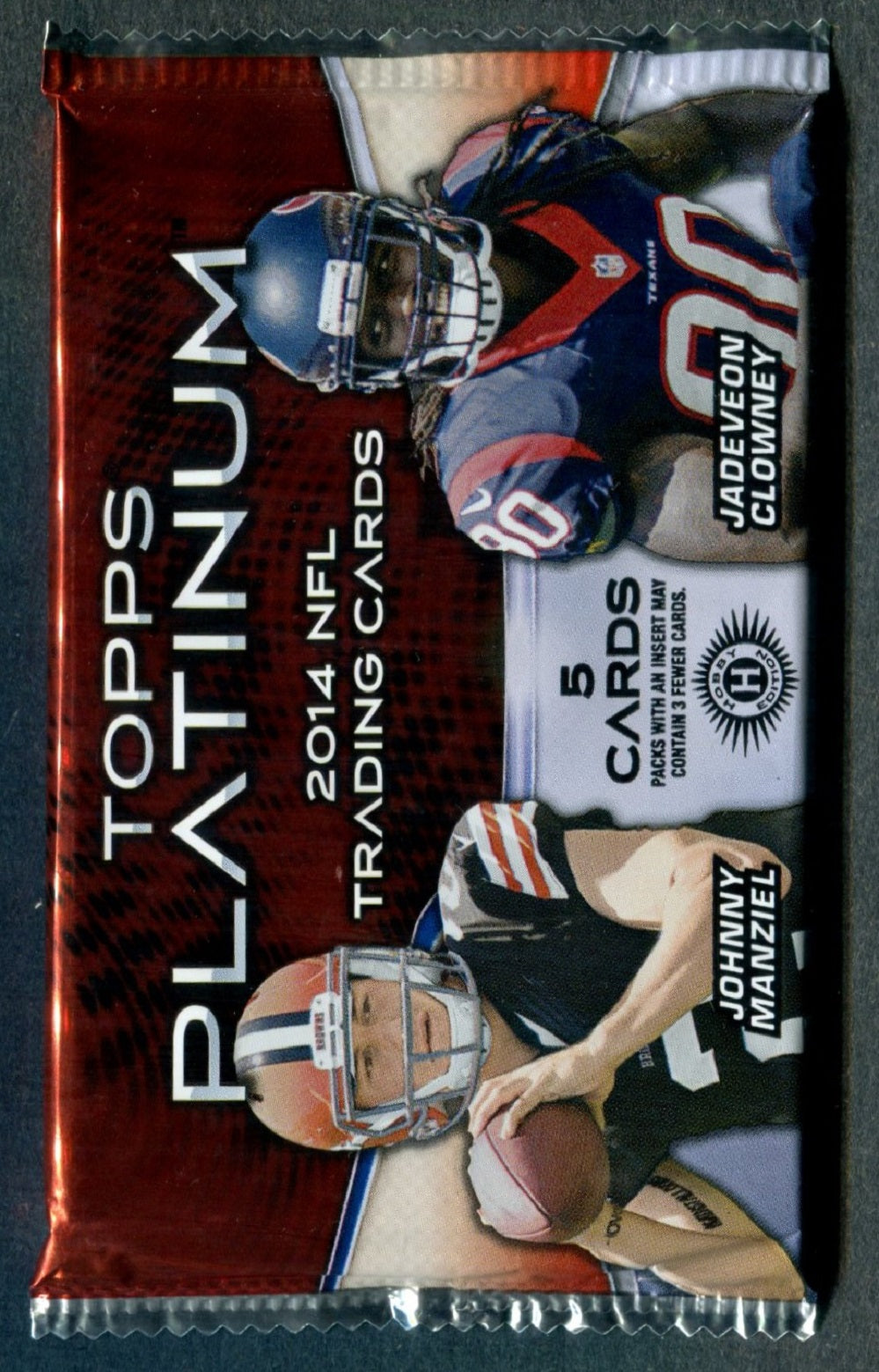 2014 Topps Platinum Football Unopened Pack (Hobby) (5)