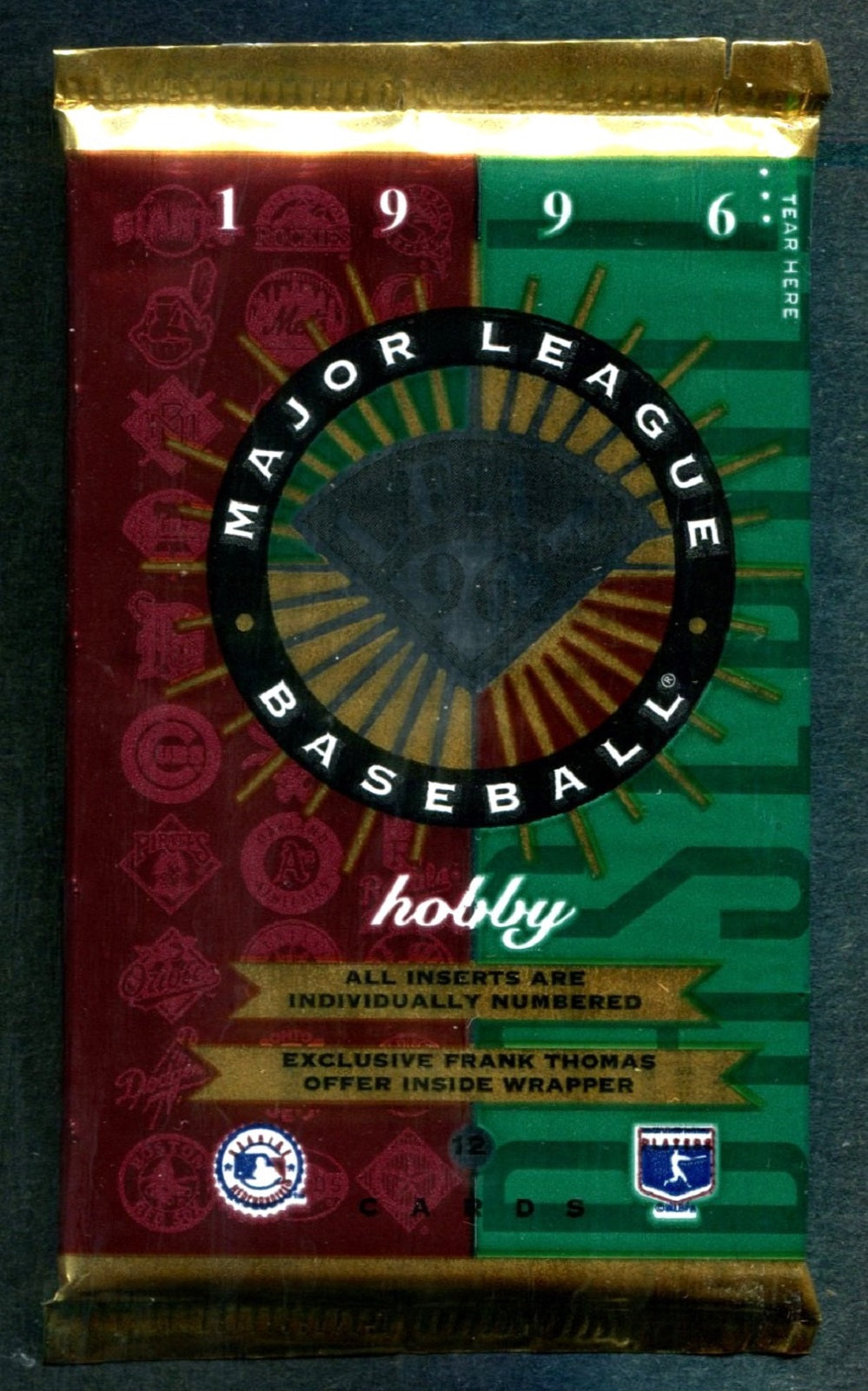 1996 Leaf Baseball Unopened Pack (Hobby) (12)