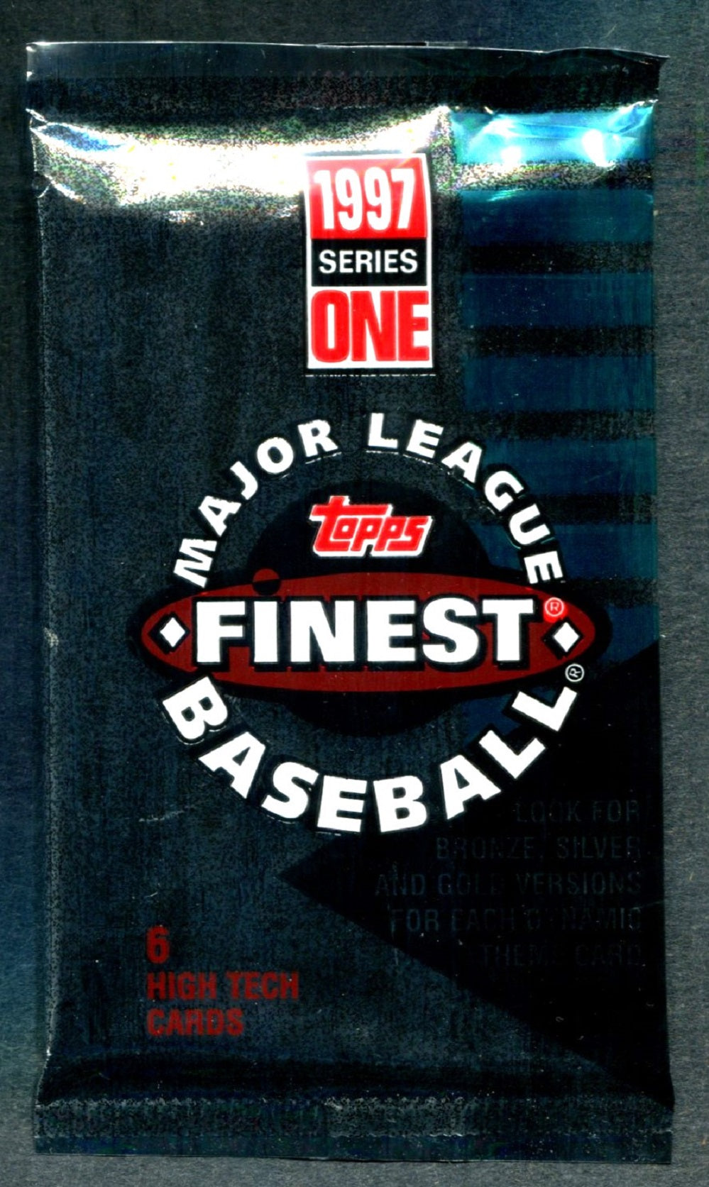 1997 Topps Finest Baseball Unopened Series 1 Pack (Hobby) (6)