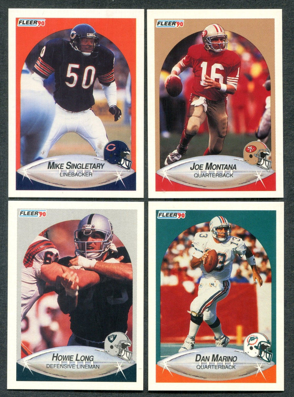 1990 Fleer Football Complete Set (400)