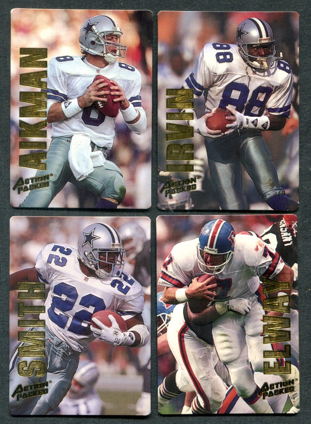 1993 Action Packed Football Complete Series 1 Set (162)