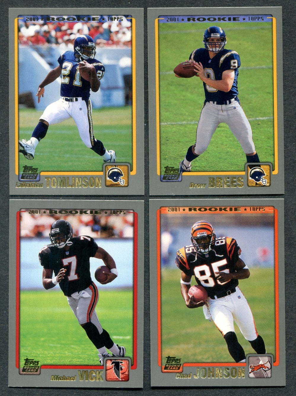 2001 Topps Football Complete Set (385)