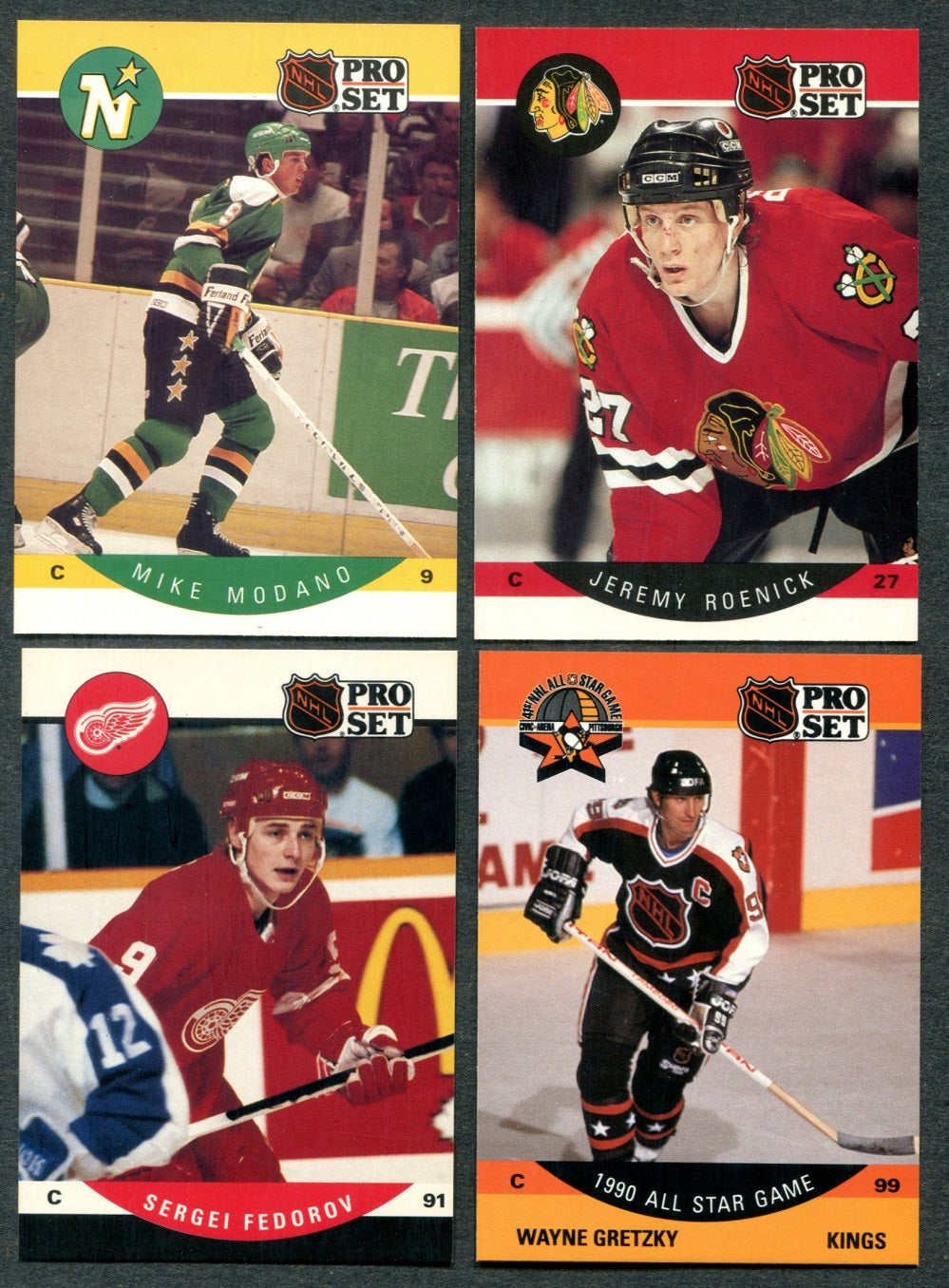 1990/91 Pro Set Hockey Complete Set (705)