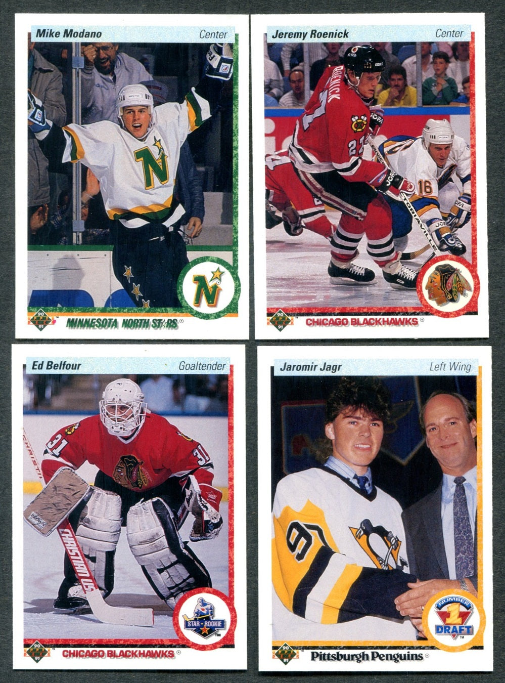 1990/91 Upper Deck Hockey Complete Set (400)