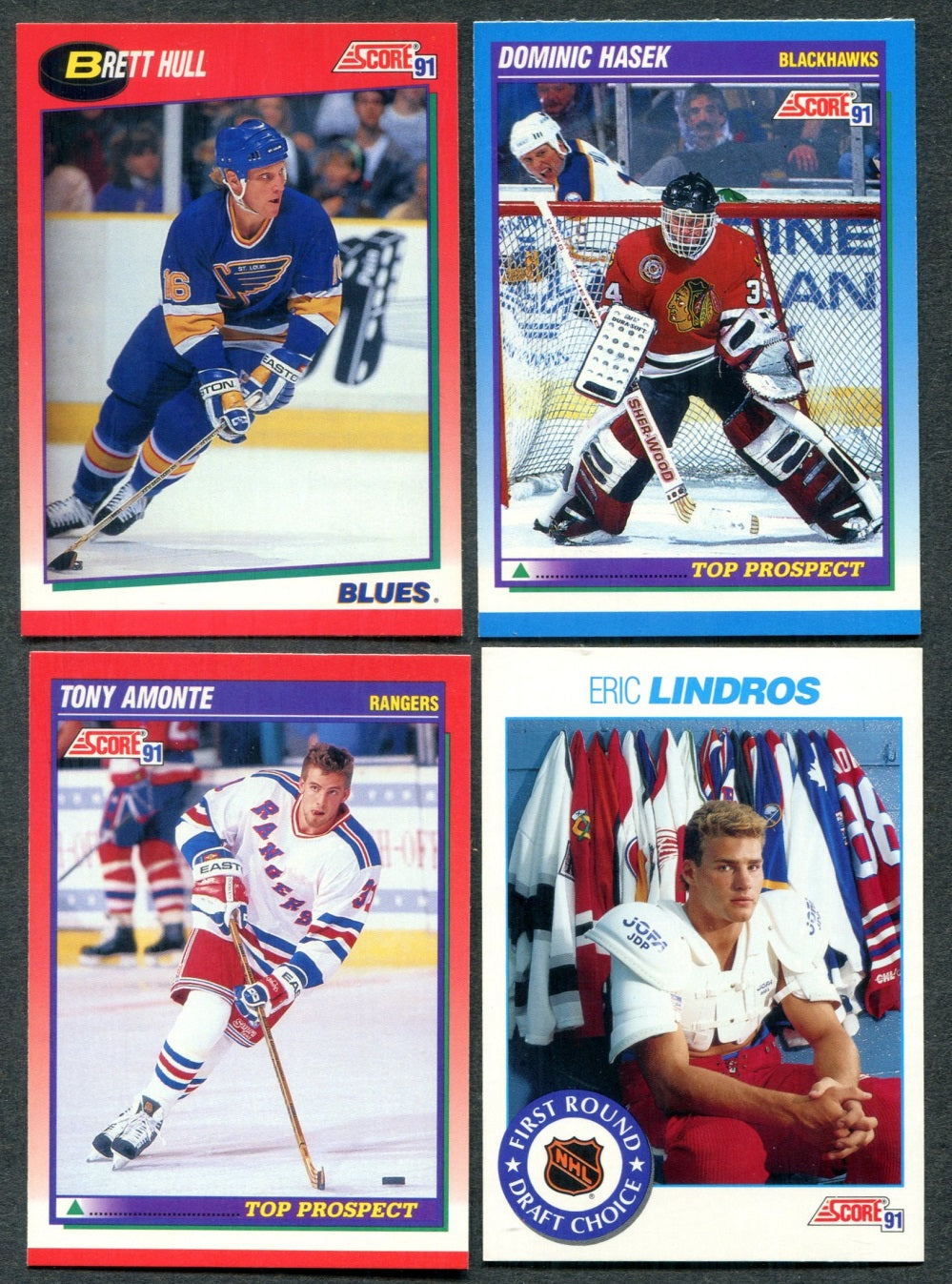 1991/92 Score Hockey Complete Set (Canadian English) (660)