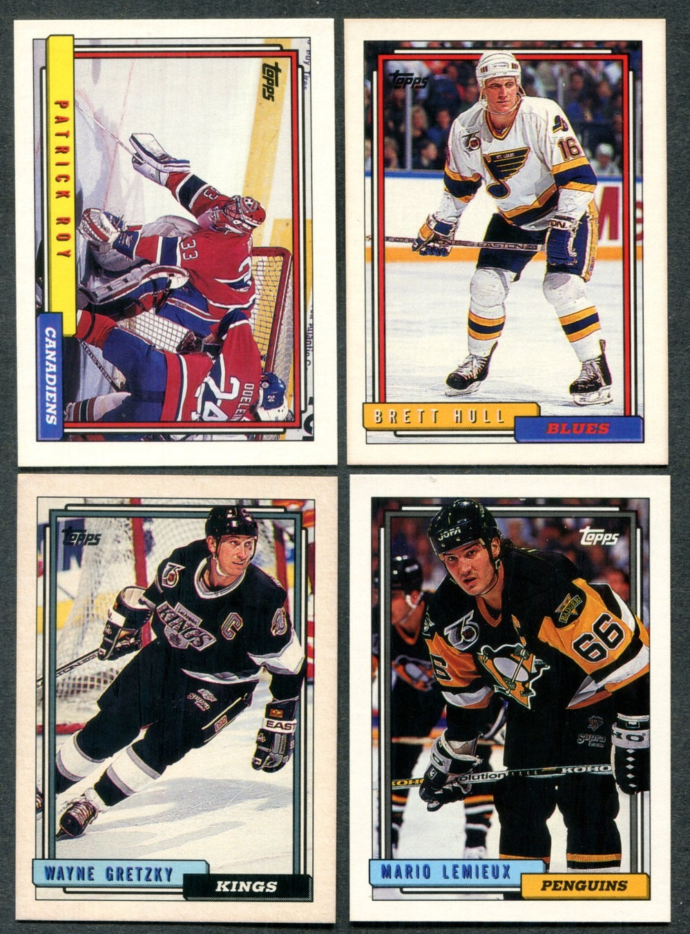 1992/93 Topps Hockey Complete Set (529)
