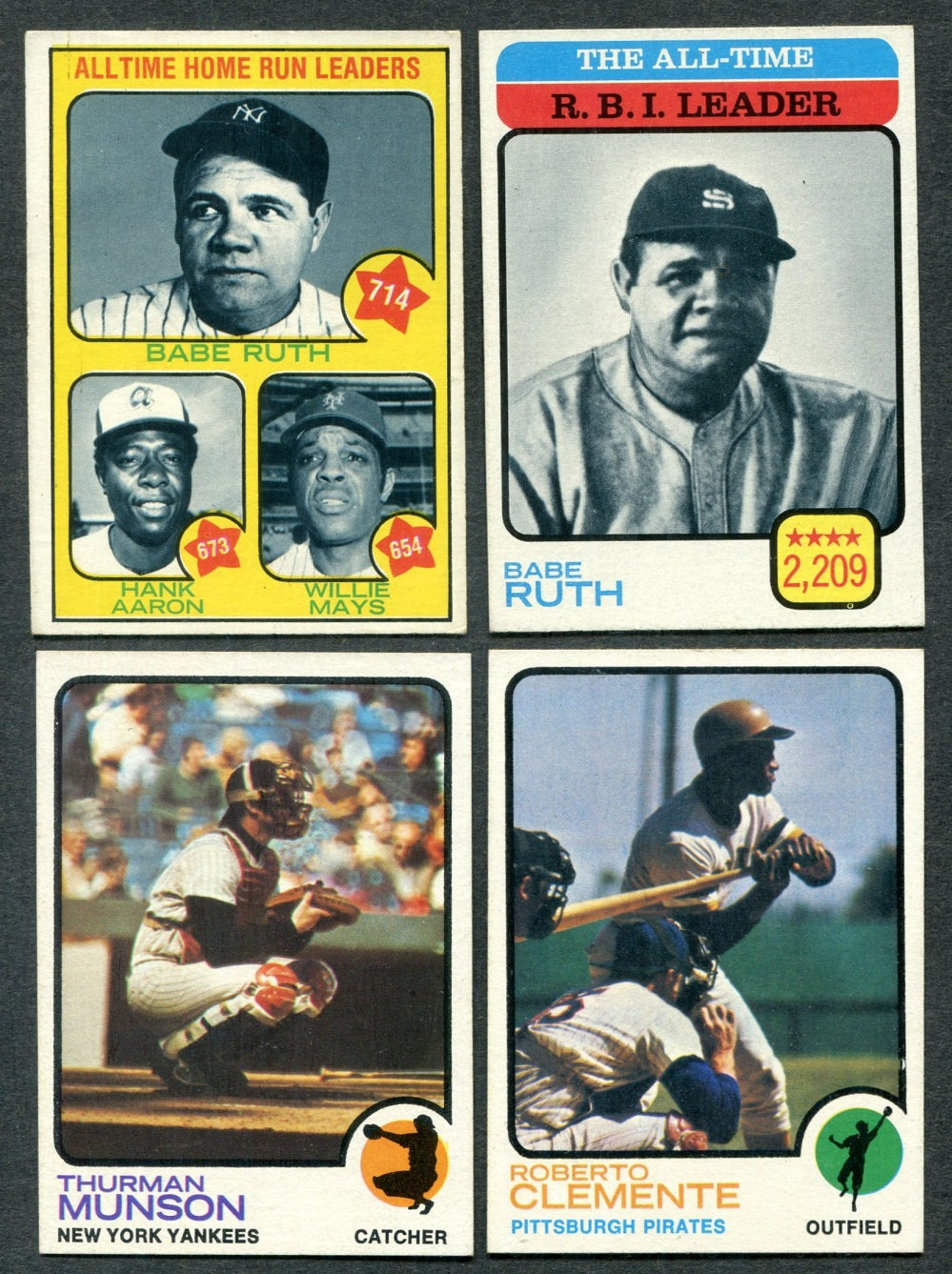 1973 Topps Baseball Complete Set EX EX/MT (660) (24-262)