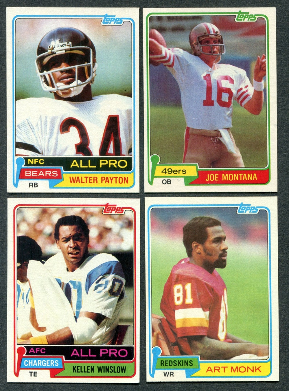 1981 Topps Football Complete Set EX (528) (24-570)