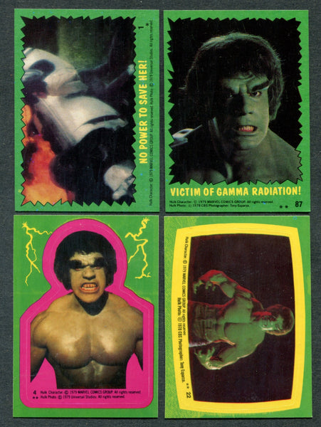 その他 1979 Incredible HULK picture card album Marvel Incredible Hulk 1979 VINTAGE SINGLE SWAP PLAYING CARD