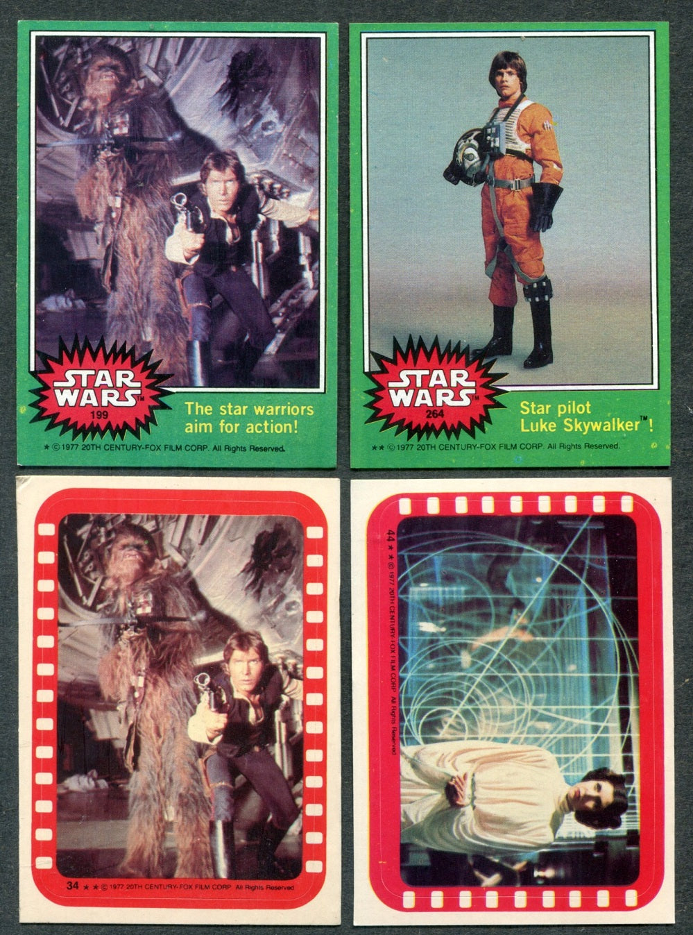 1978 Topps Star Wars Complete Series 4 Set (w/ stickers) (66/11) NM EX/MT
