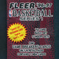 1996/97 Fleer Basketball Unopened Series 1 Pack (Retail) (11)