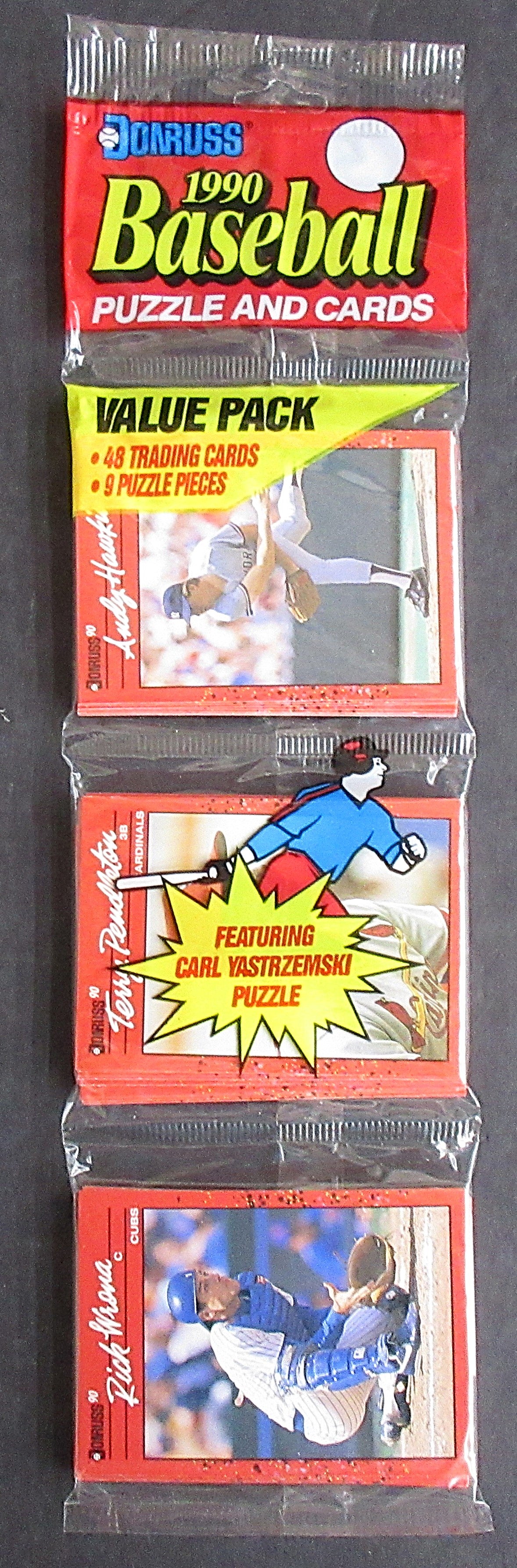 1990 Donruss Baseball Unopened Rack Pack (48)
