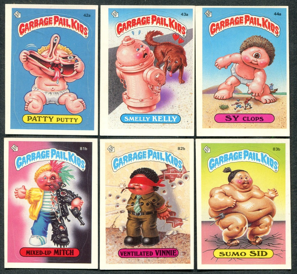 Gpk Baseball 1985 Topps Garbage Pail Kids Complete Series 2 Set NM NM+ (Set #2 ...