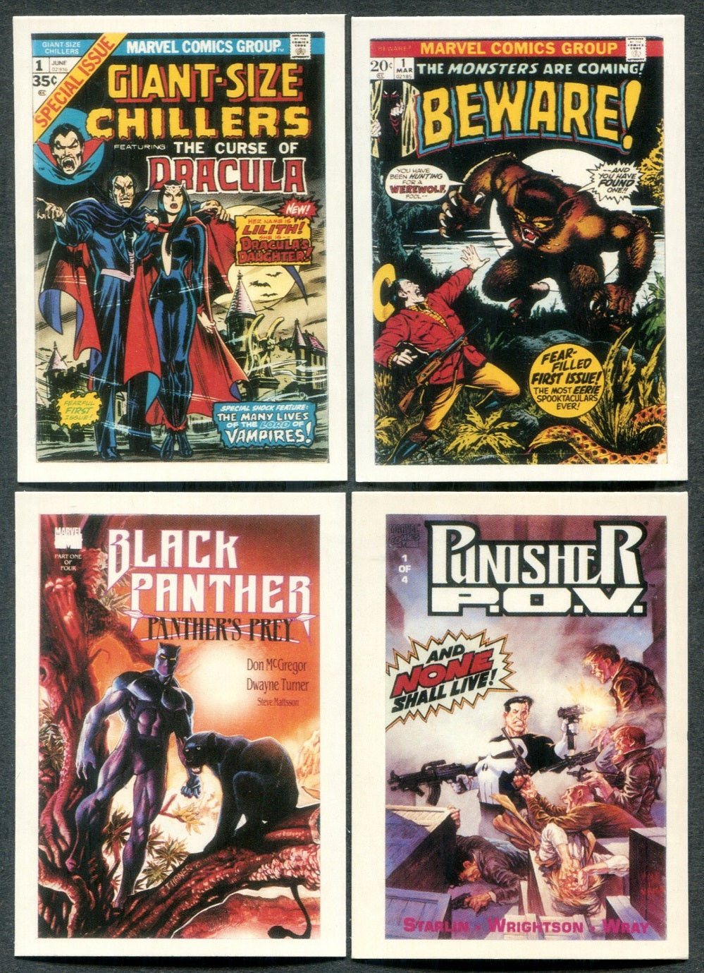 1991 Comic Images Marvel's Fantastic 1st Covers Complete Set (100)