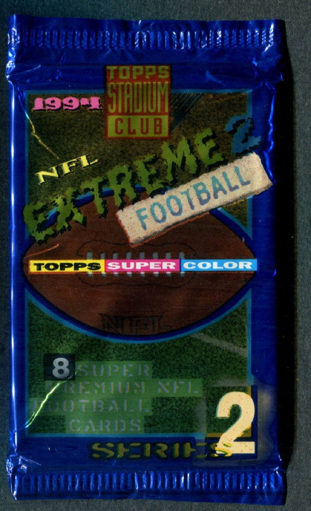 1994 Topps Stadium Club Football Unopened Series 2 Pack (8)