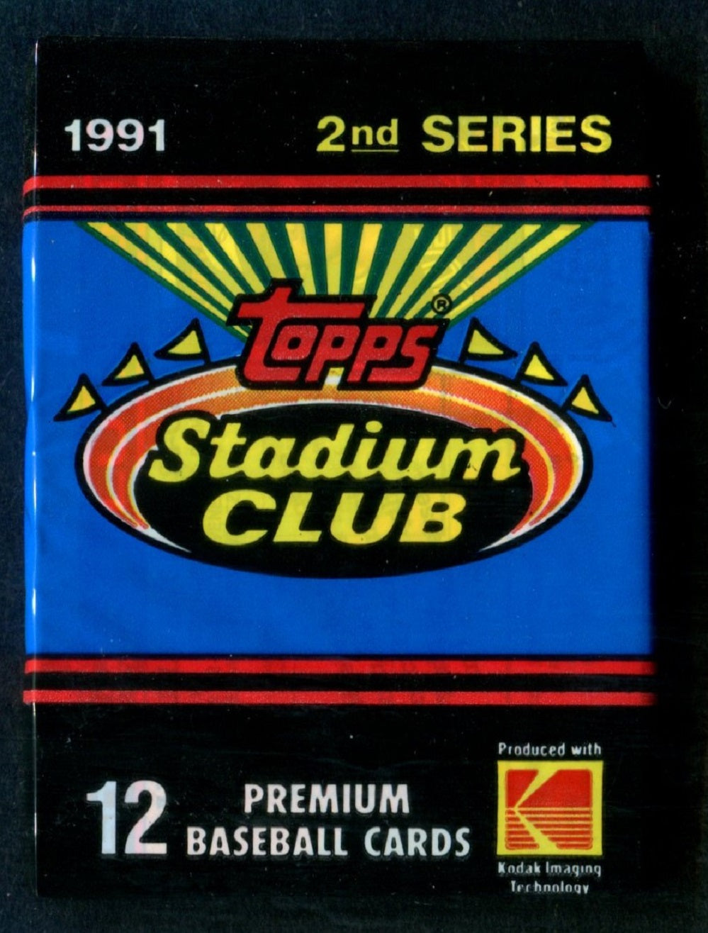 1991 Topps Stadium Club Baseball Unopened Series 2 Pack