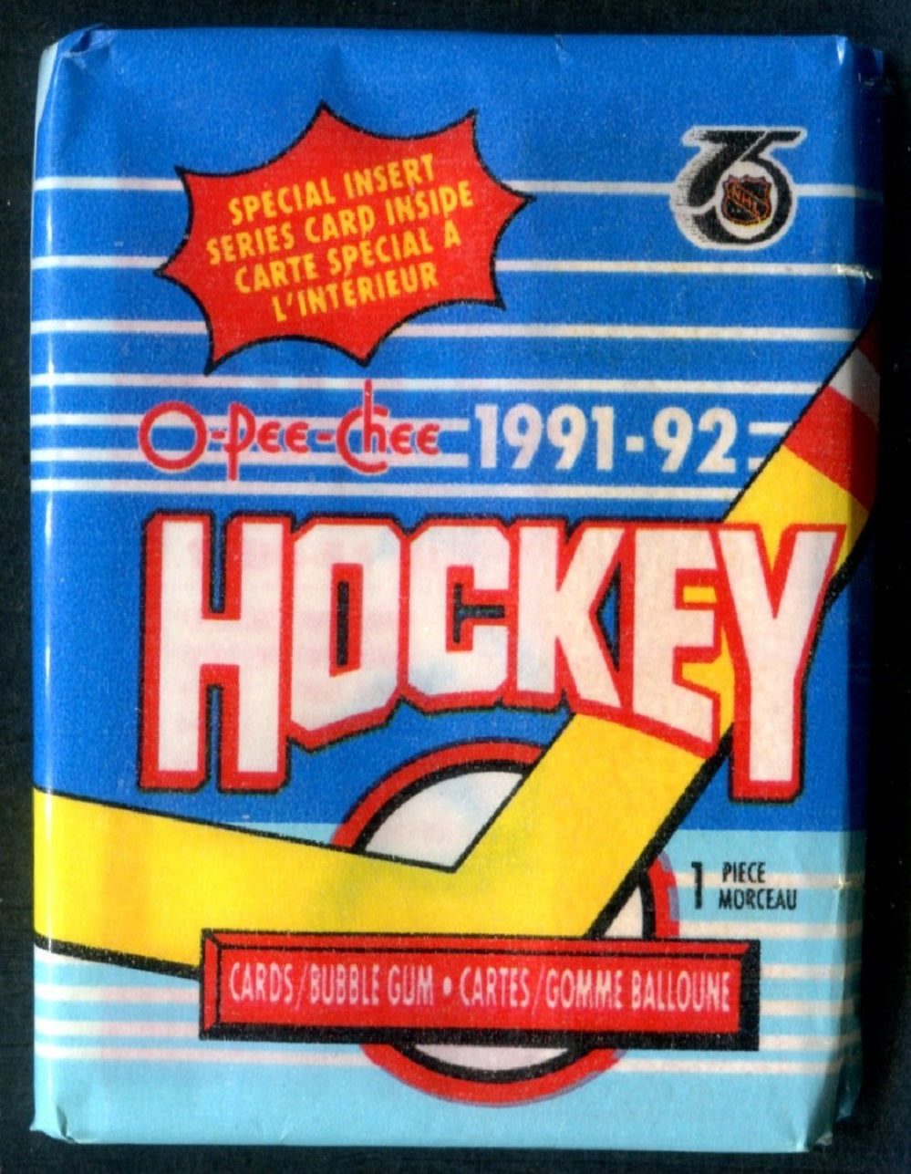 1991/92 OPC O-Pee-Chee Hockey Unopened Wax Pack