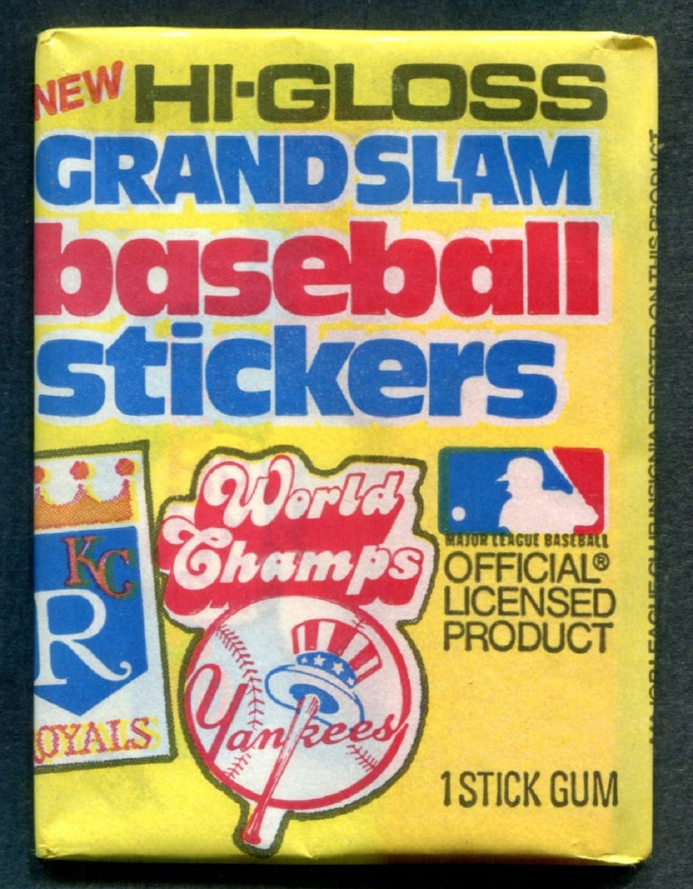 1978 Fleer Baseball Stickers Unopened Wax Pack