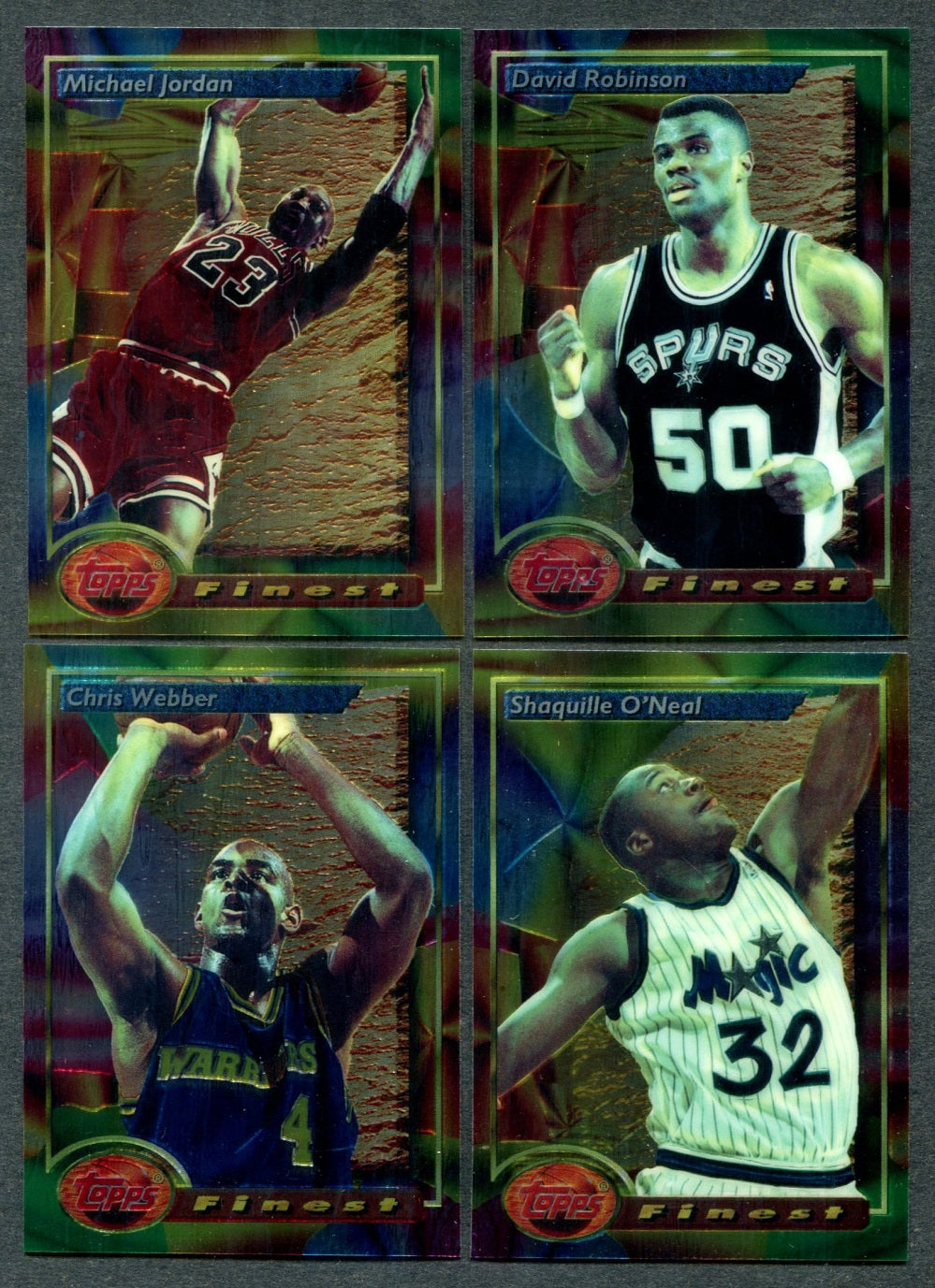 1993/94 Topps Finest Basketball Complete Set (220)