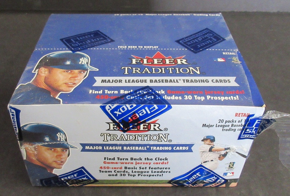 2001 Fleer Tradition Baseball Box (Retail) (20/10)