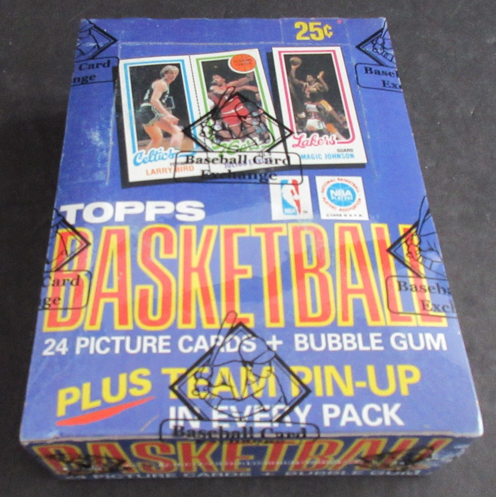 1980/81 Topps Basketball Unopened Wax Box (BBCE) (X1068)