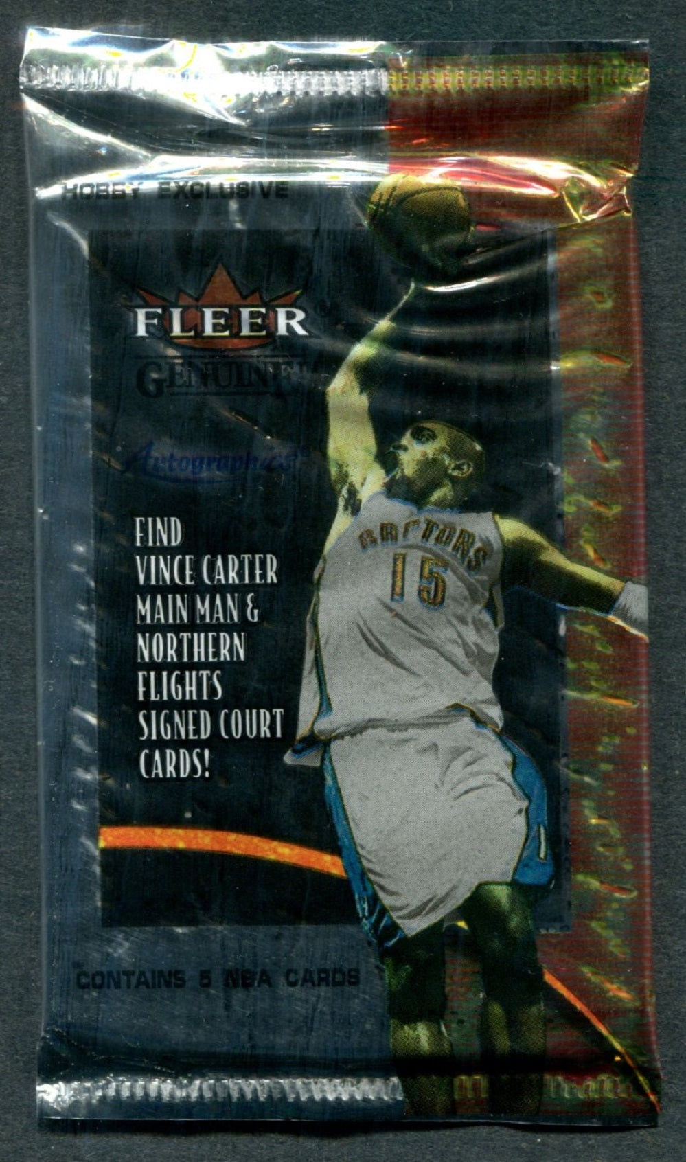 2000/01 Fleer Genuine Basketball Unopened Pack (Hobby) (5)