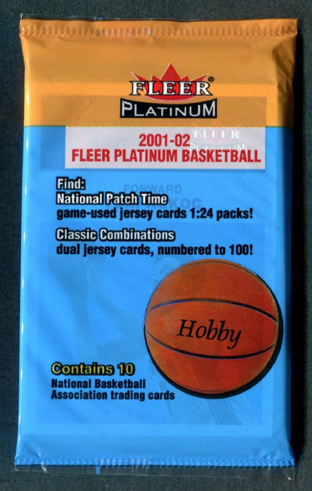 2001/02 Fleer Platinum Basketball Unopened Pack (Hobby) (10)