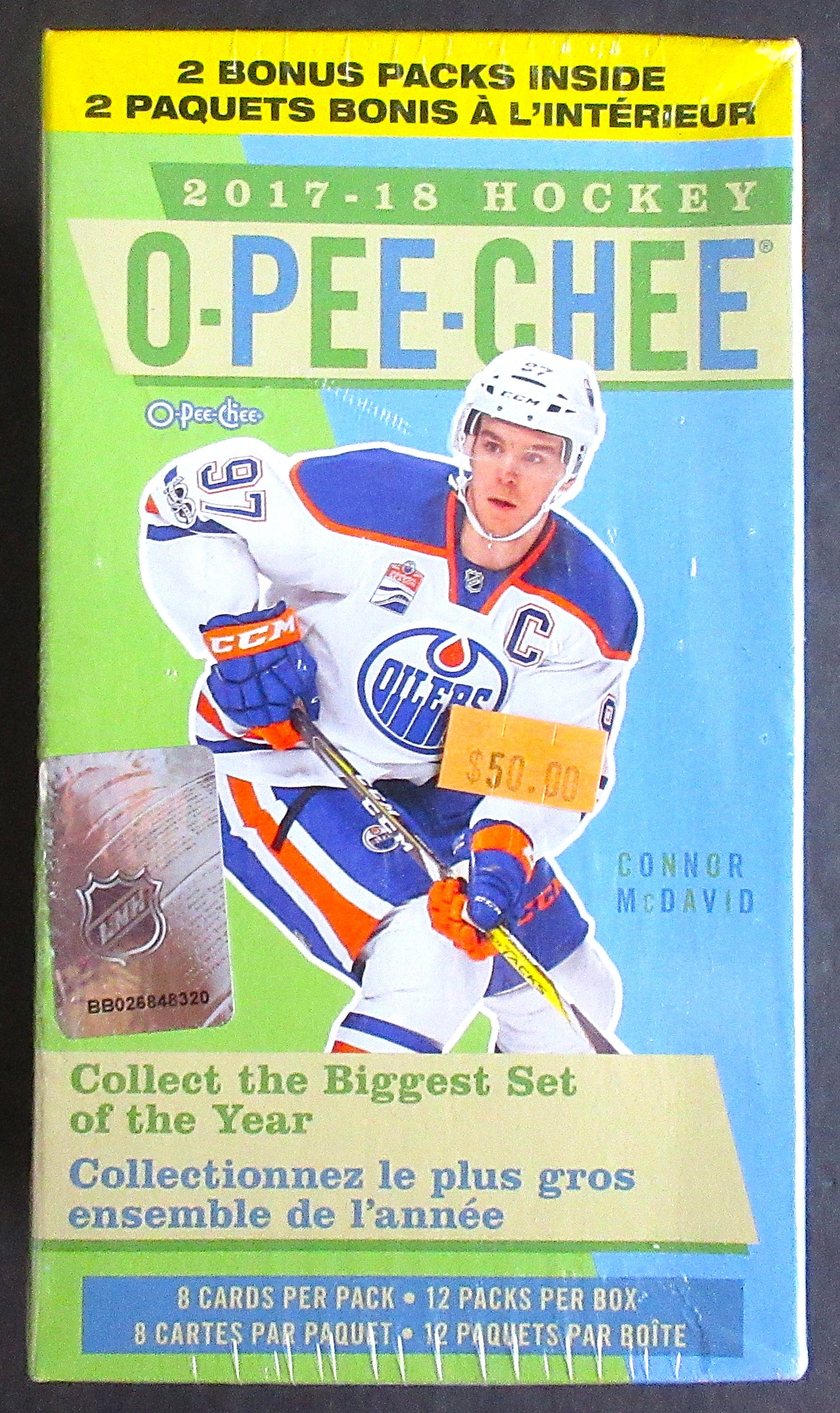 2017/18 OPC O-Pee-Chee Hockey Blaster Box (12/8)
