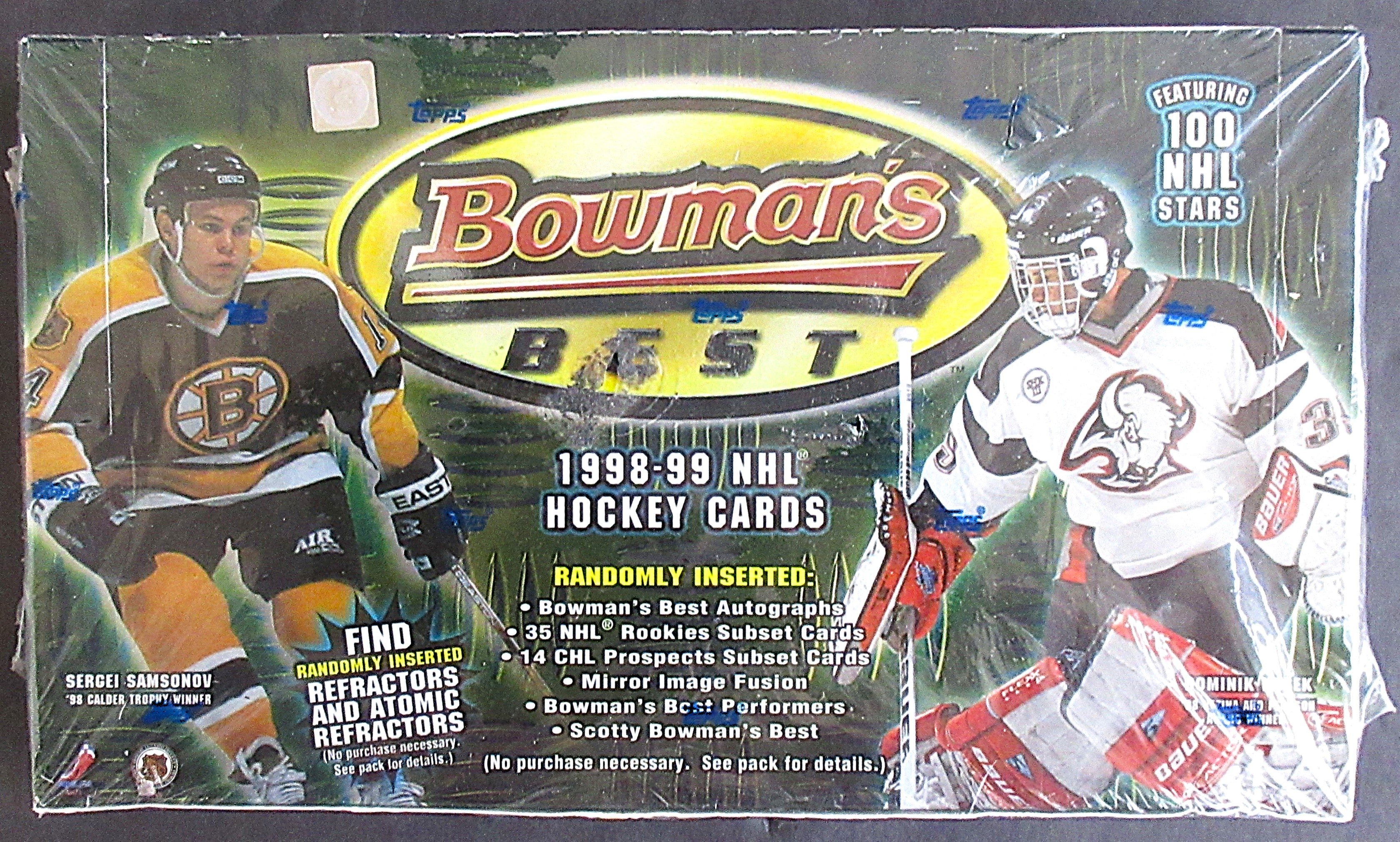 1998/99 Bowman's Best Hockey Box (Retail) (24/3)