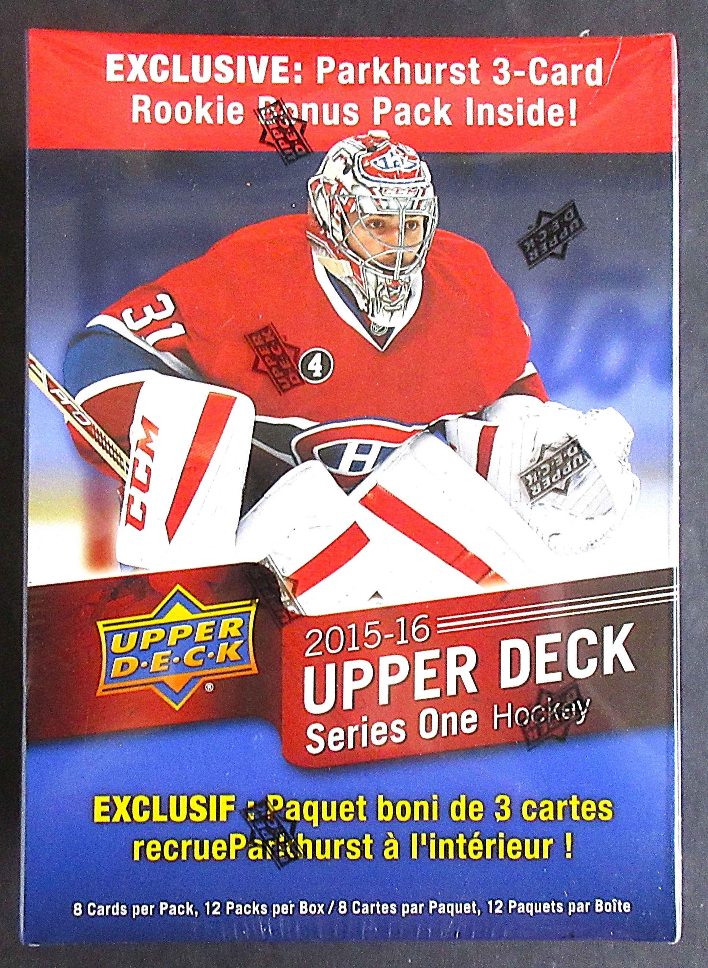 2015/16 Upper Deck Hockey Series 1 Blaster Box (12/8)