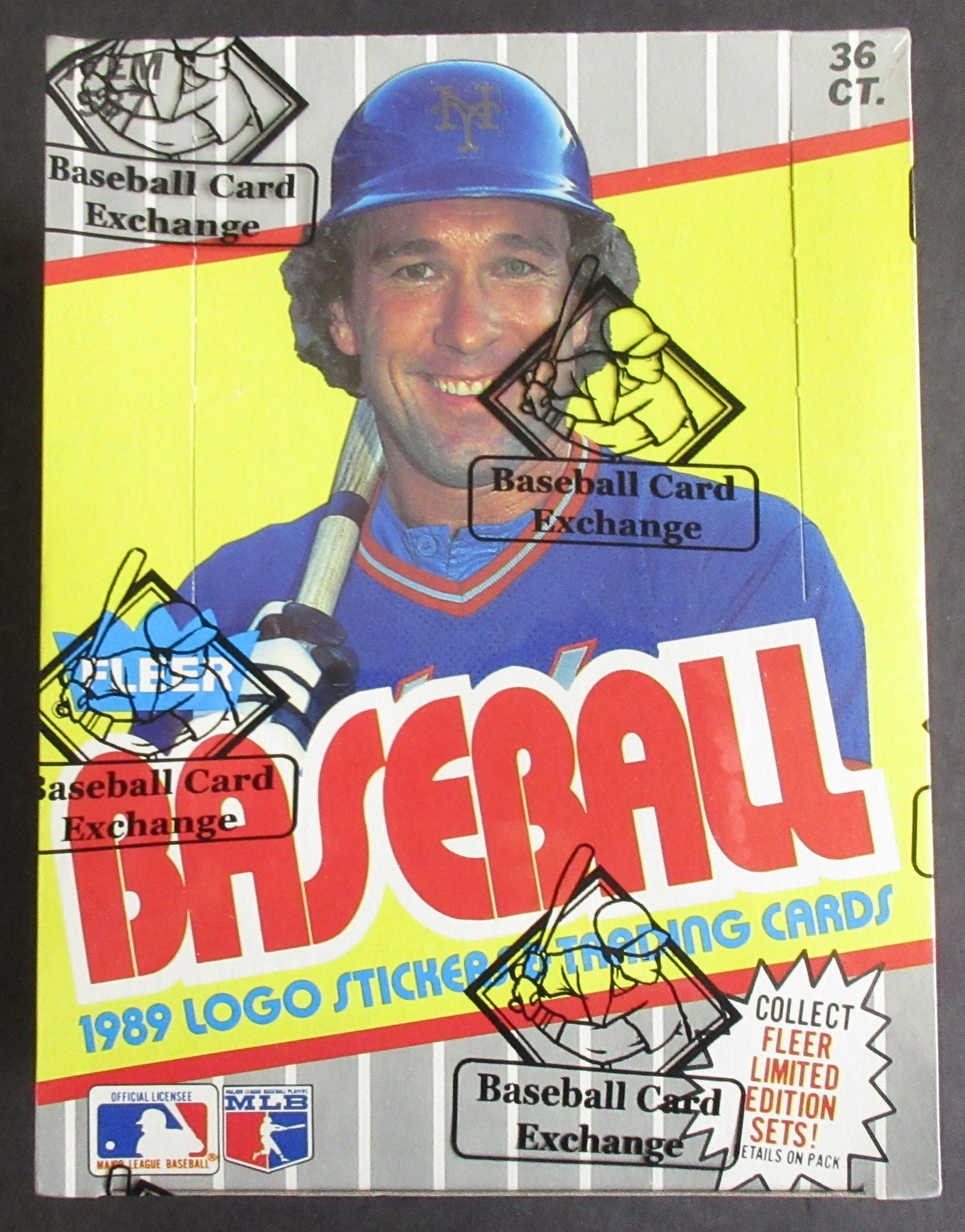 1989 Fleer Baseball Unopened Wax Box (FASC) (Code 83402)